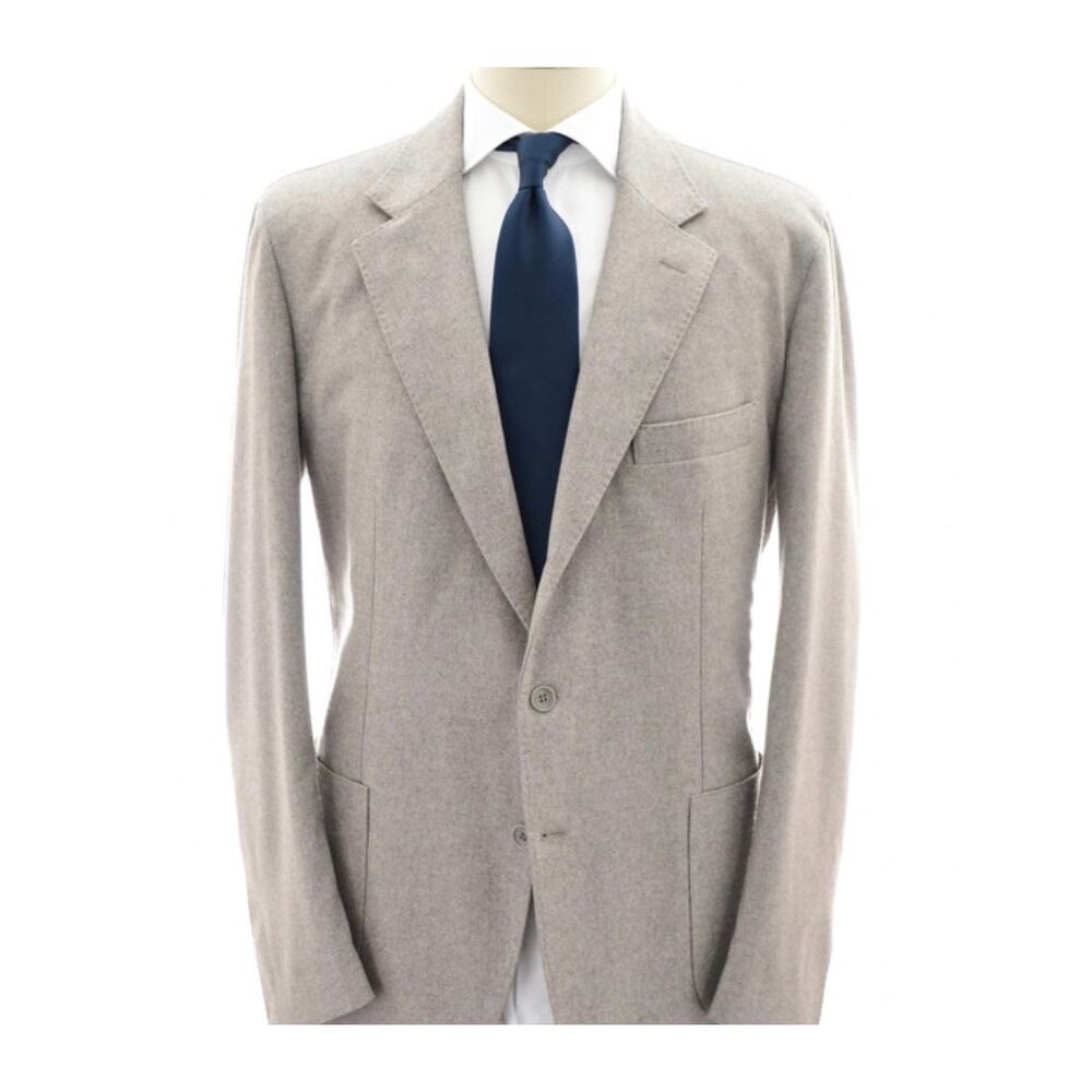 Loro Piana - Easy blazer / Size 42 / Stone Gray Flannel